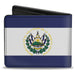 Bi-Fold Wallet - El Salvador Flag Bi-Fold Wallets Buckle-Down   