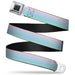 BD Wings Logo CLOSE-UP Full Color Black Silver Seatbelt Belt - Ombre Pink/Blue-Green Webbing Seatbelt Belts Buckle-Down   