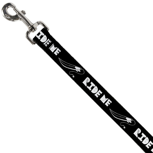 Dog Leash - RIDE ME Surfboard Black/White Dog Leashes Buckle-Down   