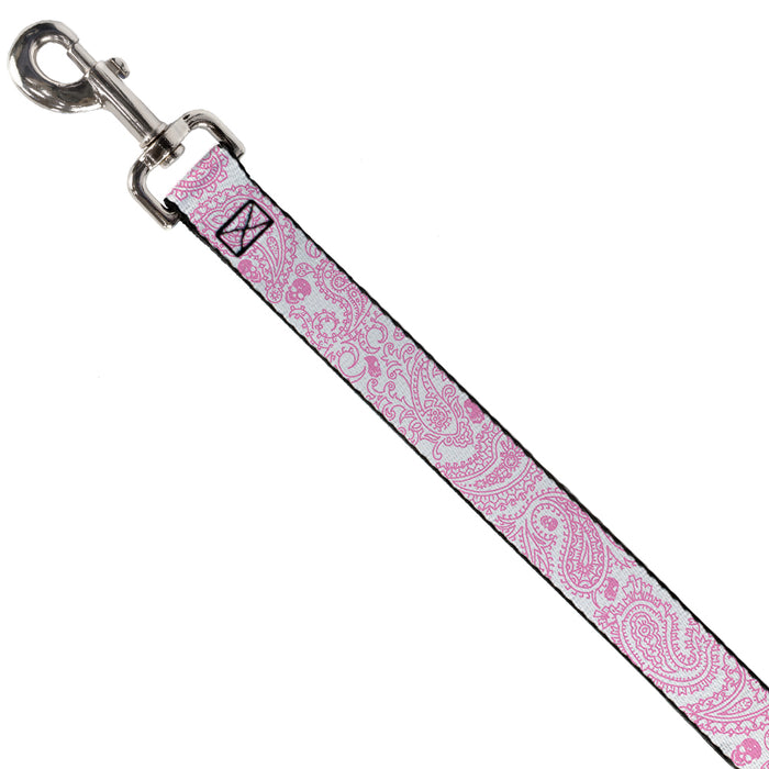 Dog Leash - Bandana/Skulls White/Pink Dog Leashes Buckle-Down   