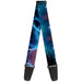 Guitar Strap - Galaxy Swirl Shining Stars Guitar Straps Buckle-Down   