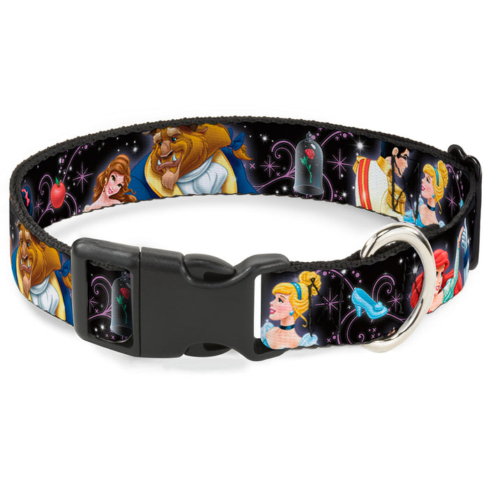 Plastic Clip Collar - Disney Princesses & Prince's Dancing Plastic Clip Collars Disney   