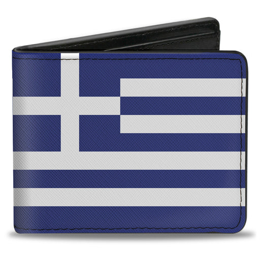 Bi-Fold Wallet - Greece Flags Bi-Fold Wallets Buckle-Down   