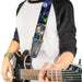 Guitar Strap - Astronaut Cats in Space Rainbows Stars Guitar Straps Buckle-Down   