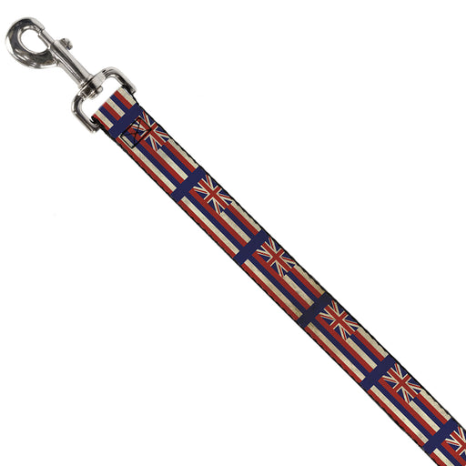 Dog Leash - Hawaii Flags2/Navy Dog Leashes Buckle-Down   