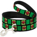 Dog Leash - Blue's Clues Steve's Stripe and Thinking Chair Black/Greens/Red Dog Leashes Nickelodeon   
