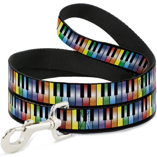 Dog Leash - Piano Keys Rainbow Dog Leashes Buckle-Down   