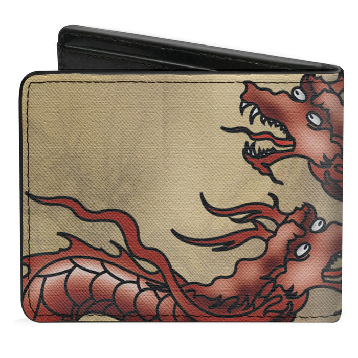 Bi-Fold Wallet - Dragons Tan Bi-Fold Wallets Buckle-Down   