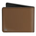 Bi-Fold Wallet - The Lion King SCAR Face Sketch Brown Multi Color Bi-Fold Wallets Disney   