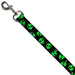 Dog Leash - Aliens Head Scattered Galaxy2/Green/Black Dog Leashes Buckle-Down   