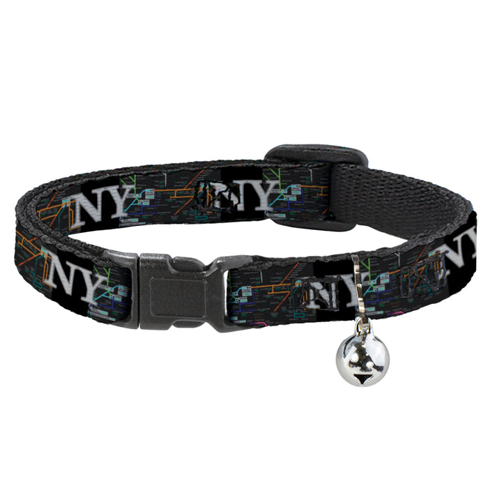 Cat Collar Breakaway - New York Subway Breakaway Cat Collars Buckle-Down   