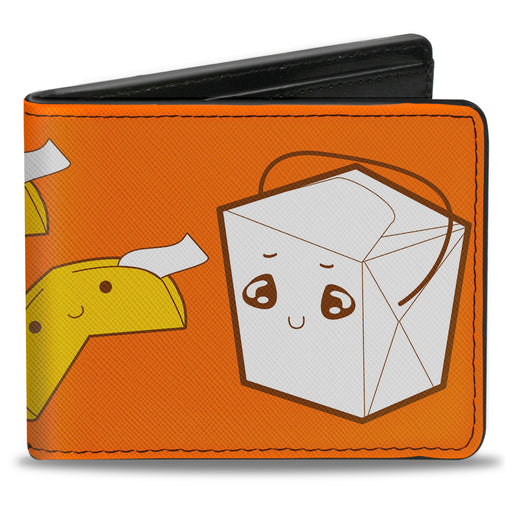 Bi-Fold Wallet - Take Out Fortune Cookies Orange Bi-Fold Wallets Buckle-Down   