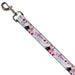 Dog Leash - Frozen Anna Castle Pose with Flowers and Script Grays/Pinks Dog Leashes Disney   