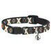 Cat Collar Breakaway - Geometric Diamonds Grays Red Turquoise Breakaway Cat Collars Buckle-Down   