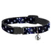 Cat Collar Breakaway - American Flag Vivid Stars Blue White Breakaway Cat Collars Buckle-Down   