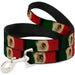 Dog Leash - Mexico Flag Distressed Painting Dog Leashes Buckle-Down   