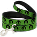 Dog Leash - MOPAR Logo Repeat Green/Black Dog Leashes Mopar   