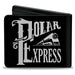 Bi-Fold Wallet - Classic POLAR EXPRESS Train Logo Black White Bi-Fold Wallets Warner Bros. Holiday Movies   