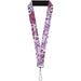 Lanyard - 1.0" - Born to Blossom Blue Lanyards Buckle-Down   