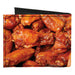 Canvas Bi-Fold Wallet - Vivid Hot Wings Stacked Canvas Bi-Fold Wallets Buckle-Down   
