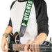 Guitar Strap - St Pat's DRINK UP BITCHES Beer Mugs Stacked Shamrocks Greens White Gold Guitar Straps Buckle-Down   