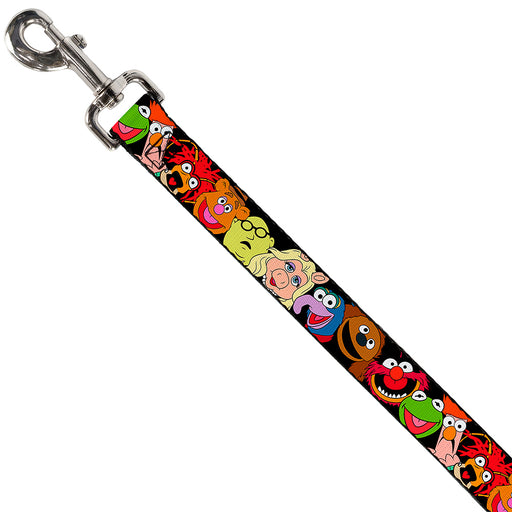 Dog Leash - Muppets Faces Black Dog Leashes Disney   