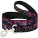 Dog Leash - Portland Vivid Skyline Cosmic Roses Dog Leashes Buckle-Down   