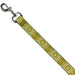 Dog Leash - Star Pinwheel Olive Greens Dog Leashes Buckle-Down   