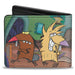 Bi-Fold Wallet - Angry Beavers Norbert & Daggett Poses Bi-Fold Wallets Nickelodeon   