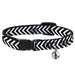 Cat Collar Breakaway - Chevron3 White Black Breakaway Cat Collars Buckle-Down   