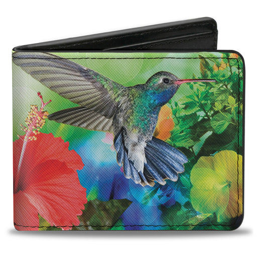 Bi-Fold Wallet - Vivid Hummingbird Garden Bi-Fold Wallets Buckle-Down   