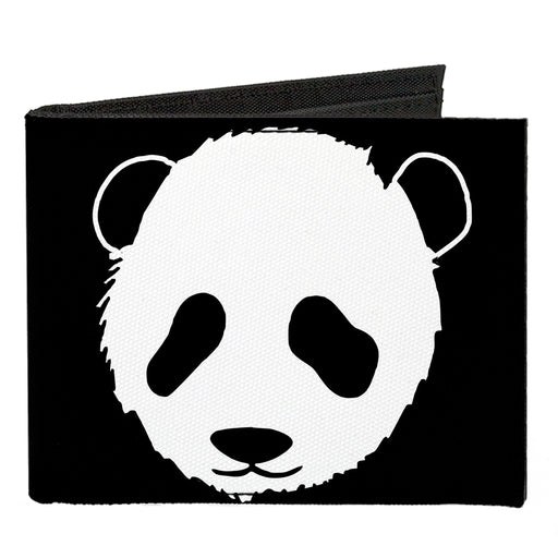 Canvas Bi-Fold Wallet - Panda Bear Repeat Canvas Bi-Fold Wallets Buckle-Down   