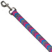 Dog Leash - Chevron Weave Gray/Lavender/Pink/Baby Blue Dog Leashes Buckle-Down   