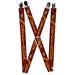 Suspenders - 1.0" - GRYFFINDOR Crest Stripe3 Red Gold Suspenders The Wizarding World of Harry Potter Default Title  