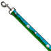Dog Leash - Golf Course/Balls/Holes Blues/Greens Dog Leashes Buckle-Down   