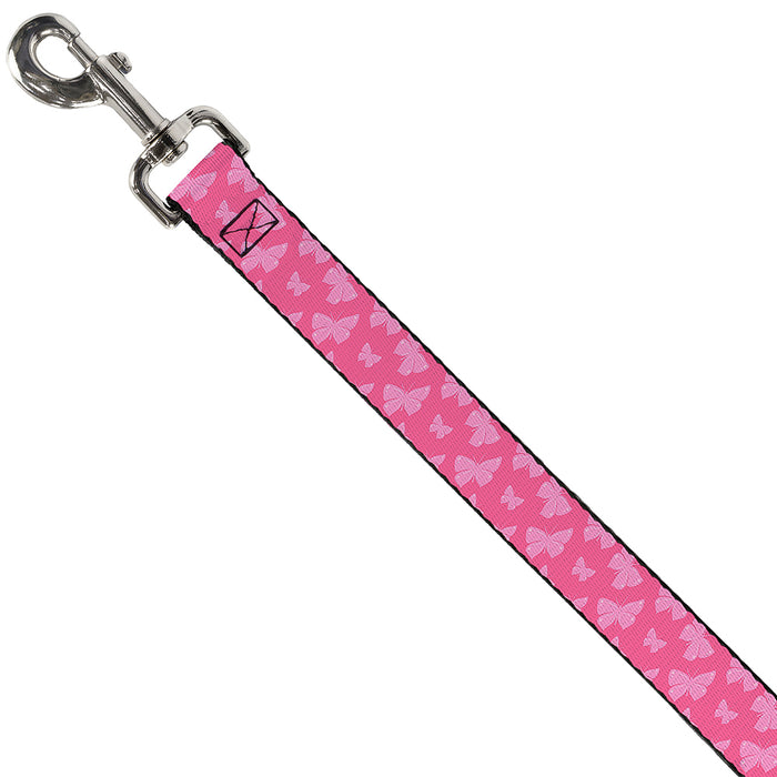 Dog Leash - Butterflies Pink Dog Leashes Buckle-Down   