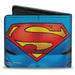 Bi-Fold Wallet - Superman Galactic Battle Chest Logo Blue Red Yellow Bi-Fold Wallets DC Comics   