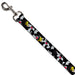 Dog Leash - Sylvester and Tweety Poses Scattered Charcoal Dog Leashes Looney Tunes   