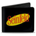 Bi-Fold Wallet - SEINFELD Spotlight Logo Black Yellow Red Bi-Fold Wallets Seinfeld   