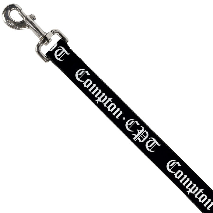 Dog Leash - COMPTON-CPT Black/White Dog Leashes Buckle-Down   