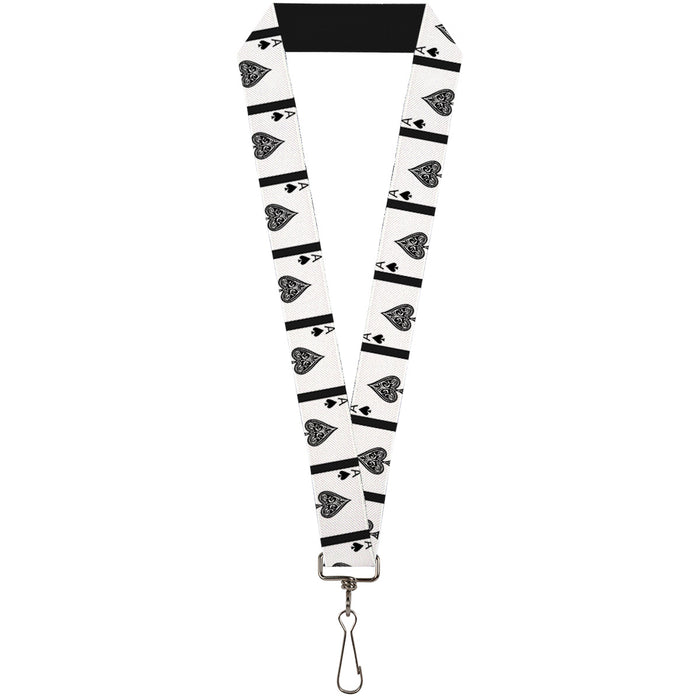 Lanyard - 1.0" - Ace of Spades Lanyards Buckle-Down   