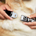 Dog Bone Seatbelt Buckle Collar - NEW YORK Bold/Skyline Silhouette Black/White/Black Seatbelt Buckle Collars Buckle-Down   