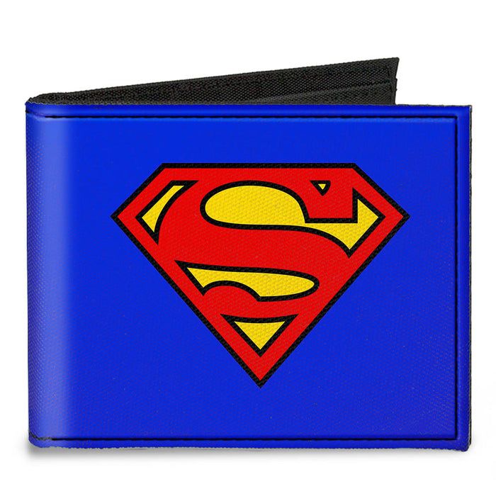 Canvas Bi-Fold Wallet - Superman Blue Canvas Bi-Fold Wallets DC Comics   