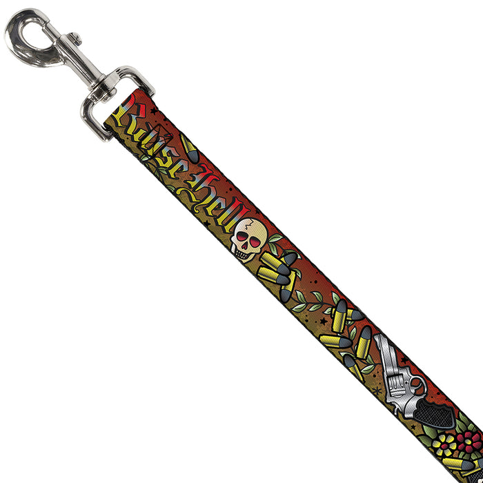 Dog Leash - Born to Raise Hell Red Dog Leashes Buckle-Down   