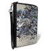 Women's PU Zip Around Wallet Rectangle - Harry Potter RAVENCLAW Floral Eagle Sketch Grays Blues Clutch Zip Around Wallets The Wizarding World of Harry Potter   
