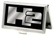 Business Card Holder - SMALL - H2 FCG Black Silver Business Card Holders GM General Motors   