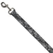 Dog Leash - Hibiscus Collage Gray Shades Dog Leashes Buckle-Down   