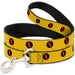 Dog Leash - Reverse Flash Logo Golden Yellow/Black/Red Dog Leashes DC Comics   