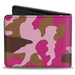 Bi-Fold Wallet - Camo Pink Bi-Fold Wallets Buckle-Down   