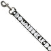 Dog Leash - BUCKLE-DOWN Shapes Black/White Dog Leashes Buckle-Down   